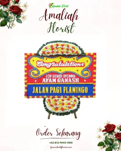 Bunga Papan Congratulation di Ibun